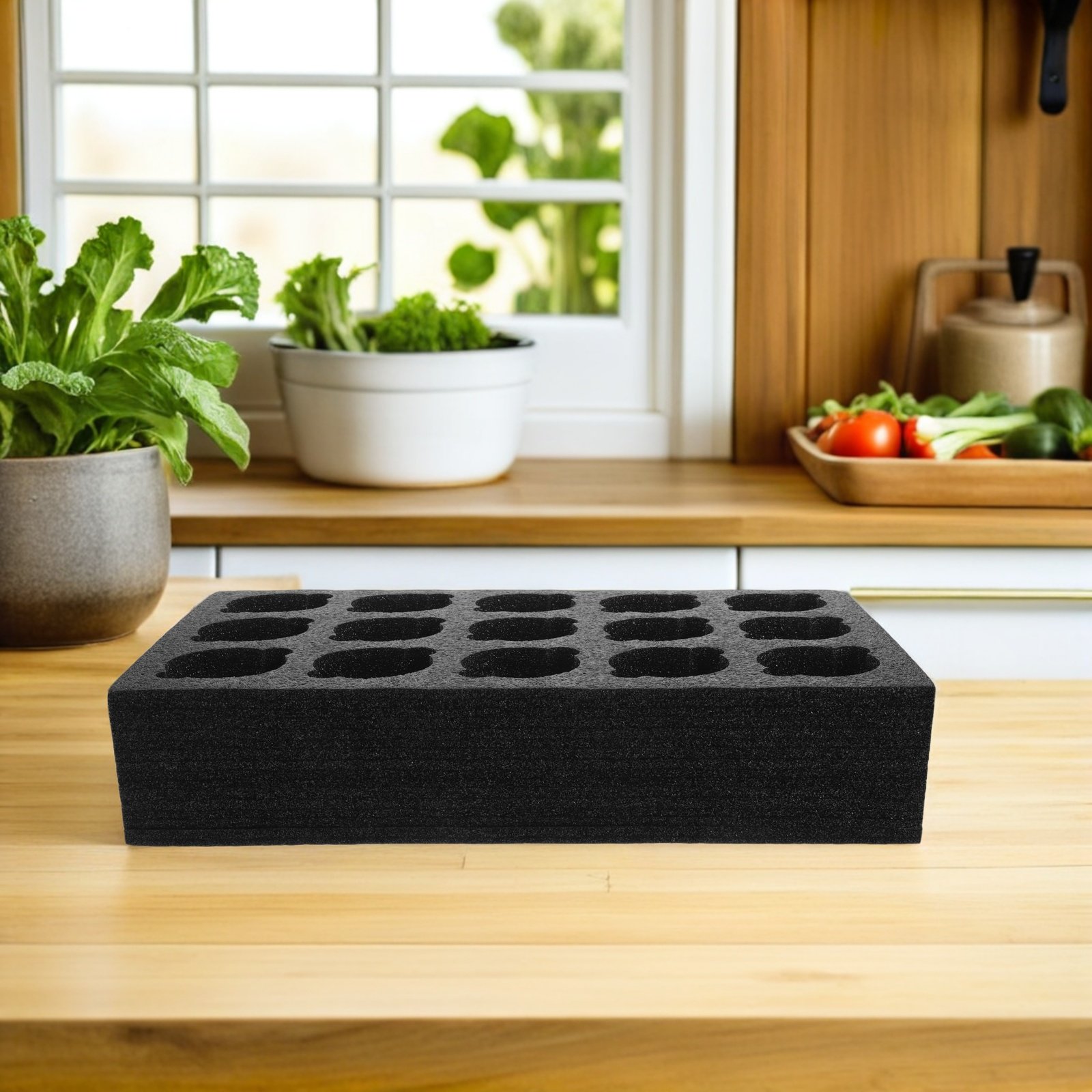 Coffee Tea Holder - Foam Cup Holder Tray Multi-Cup Carrier
