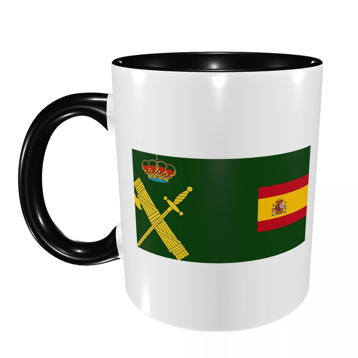 Coffee Plus Tea - Spain Flag Plus Emblem Civil Guard
