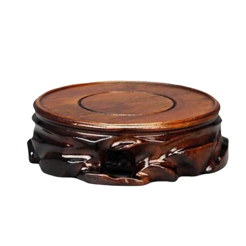 Coffee Tea Gardens - Wooden Plant Saucer & Flower Pot