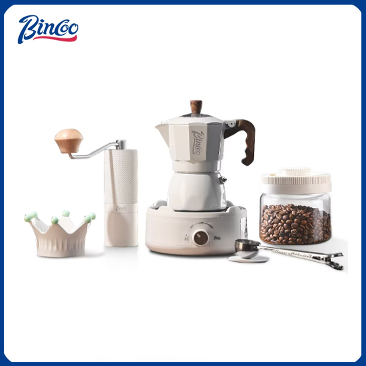 Coffee Tea Espresso - Bincoo Dual Valve Moka Pot Espresso