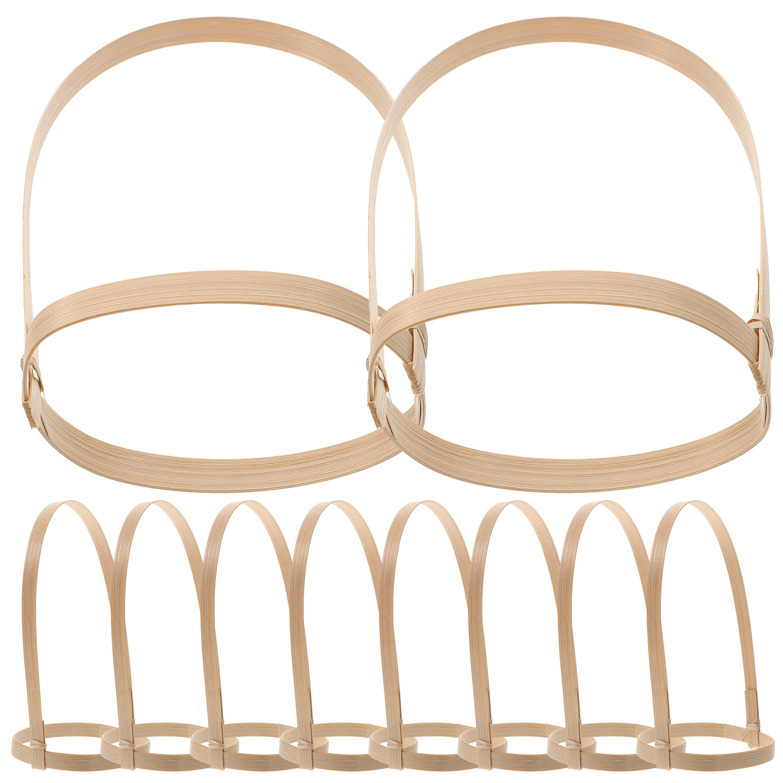 Coffee Tea Holder - 10Pcs Bamboo Drink Carrier Coffee Cup