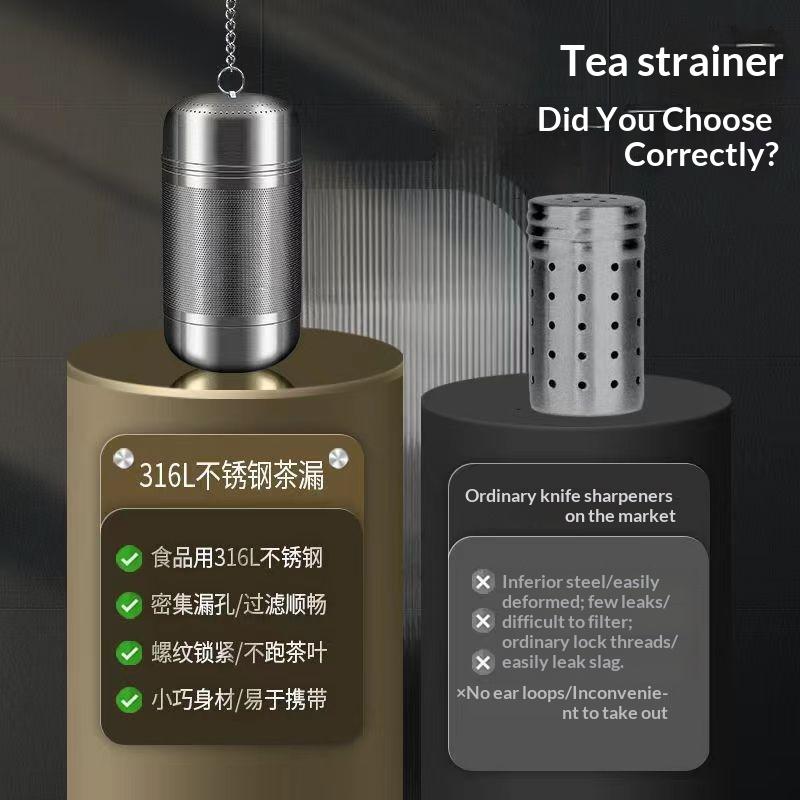 Coffee Tea Spices - Stainless Steel Tea Infuser Strainer Fine