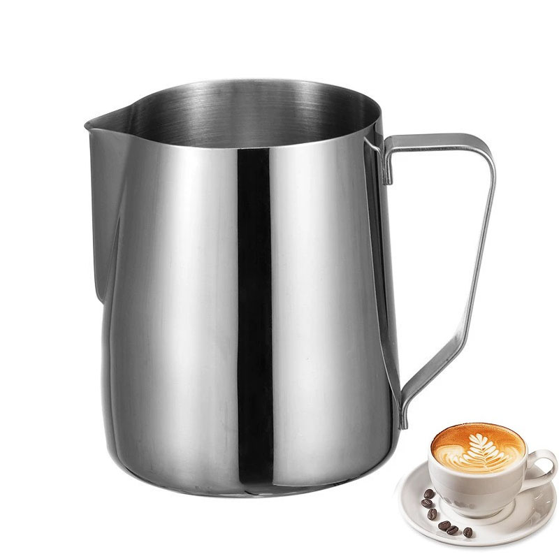 Barista Milk Jug - 350/600/900ml Milk Frothing Jug Stainless Steel