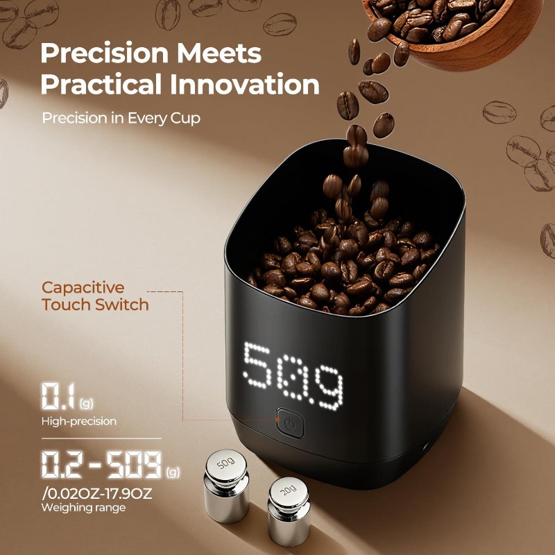 Coffee Tea Espresso - Smart Coffee Weighing Cup Electronic Scale