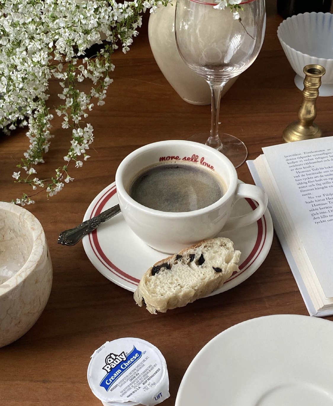 Espresso Cup Saucer - Korea Letters Coffee Cup Saucer Set