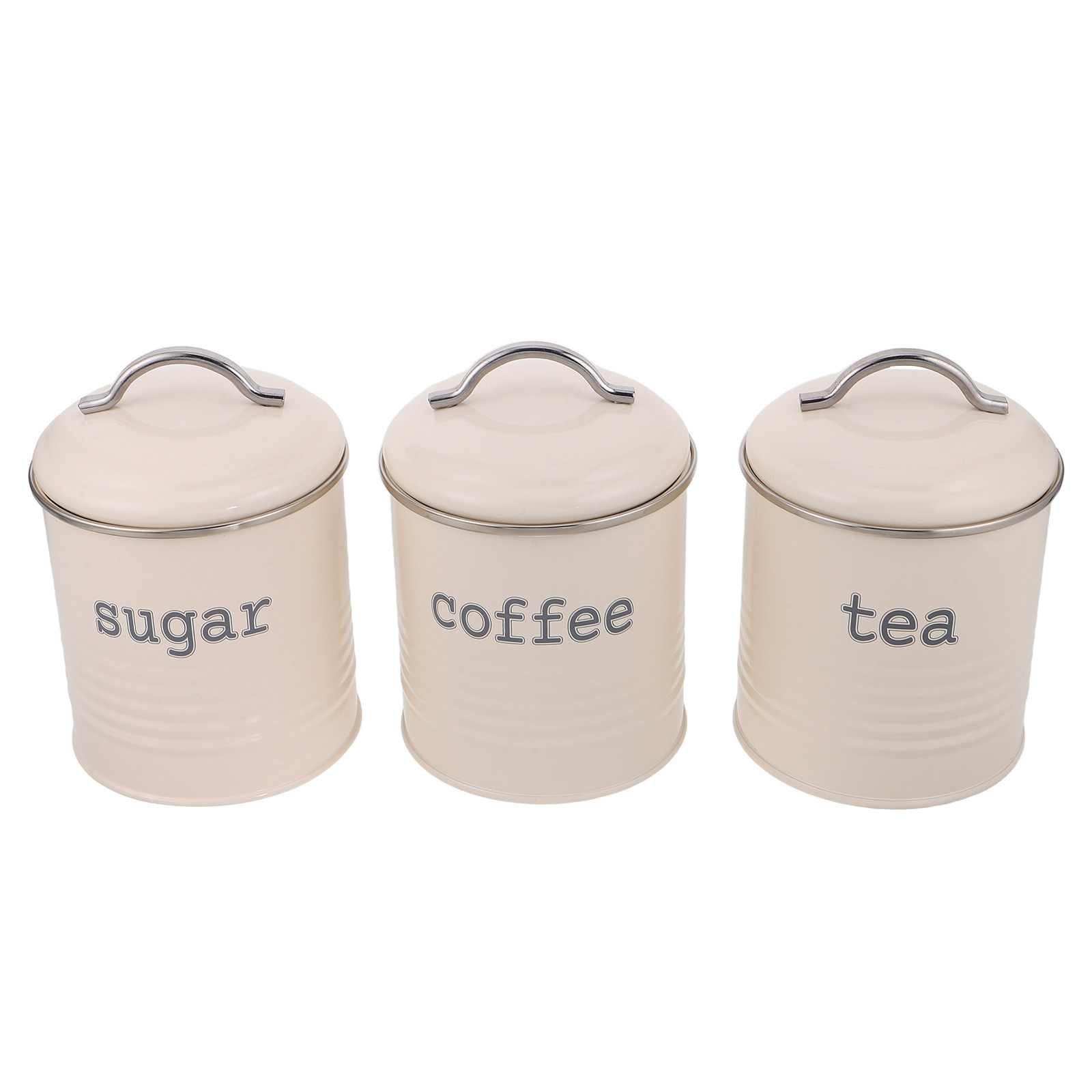 Coffee Tea Jars - 3Pcs Sealed Coffee Bean Container Set