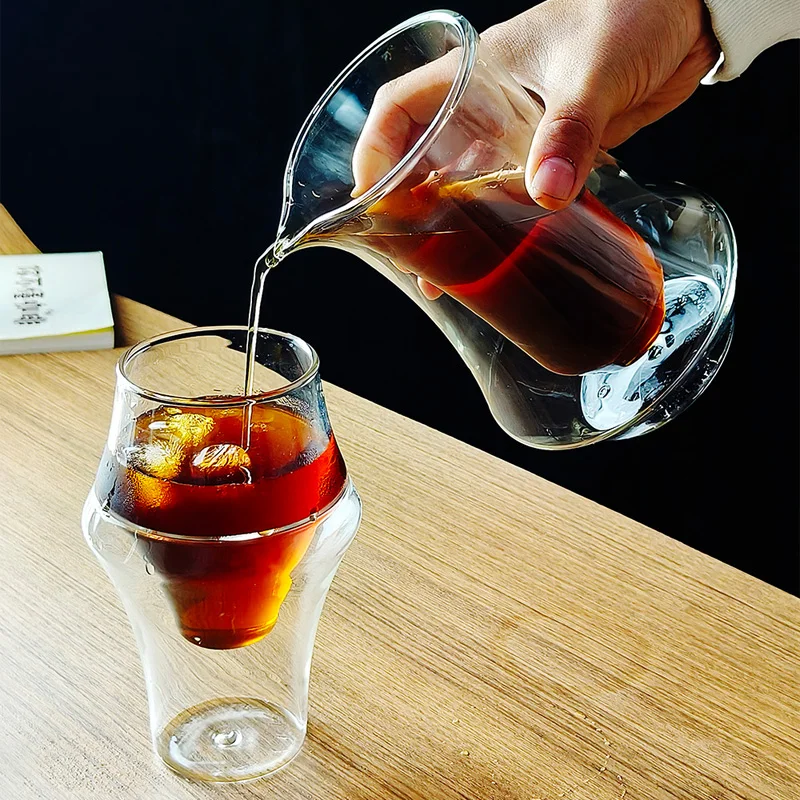 Double Wall Glass Espresso Cof - огляд і ціна Espresso Cup Saucer