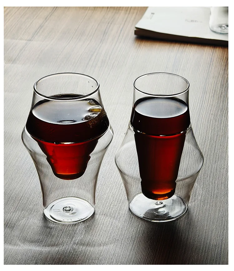 Double Wall Glass Espresso Cof - огляд і ціна Espresso Cup Saucer