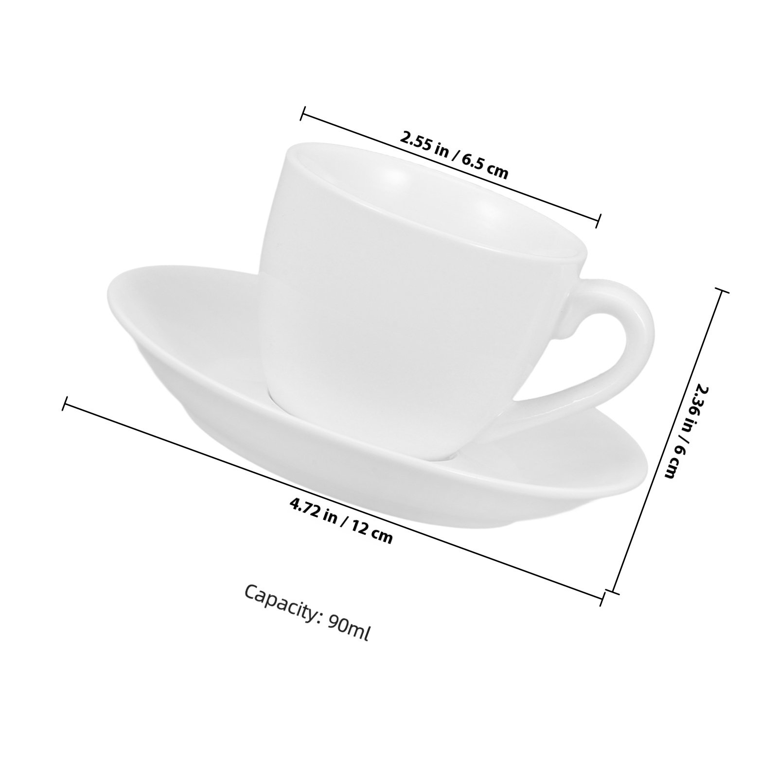 1Set Coffee Cup and Saucer Set - огляд і ціна Coffee Tea Set