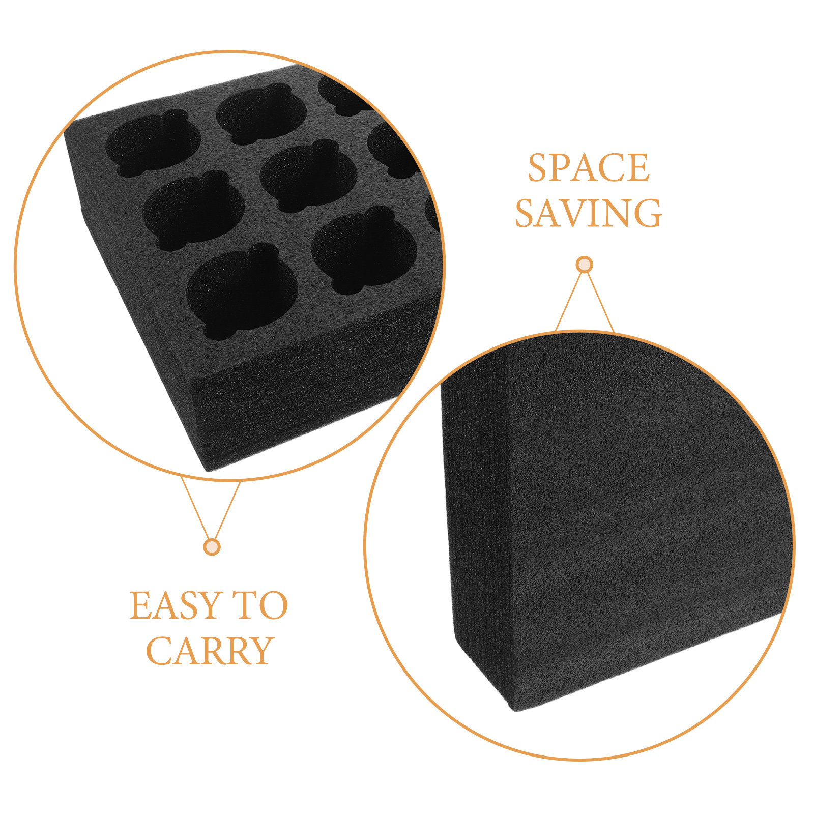 Foam Cup Holder Tray Multi-Cup - огляд і ціна Coffee Tea Holder