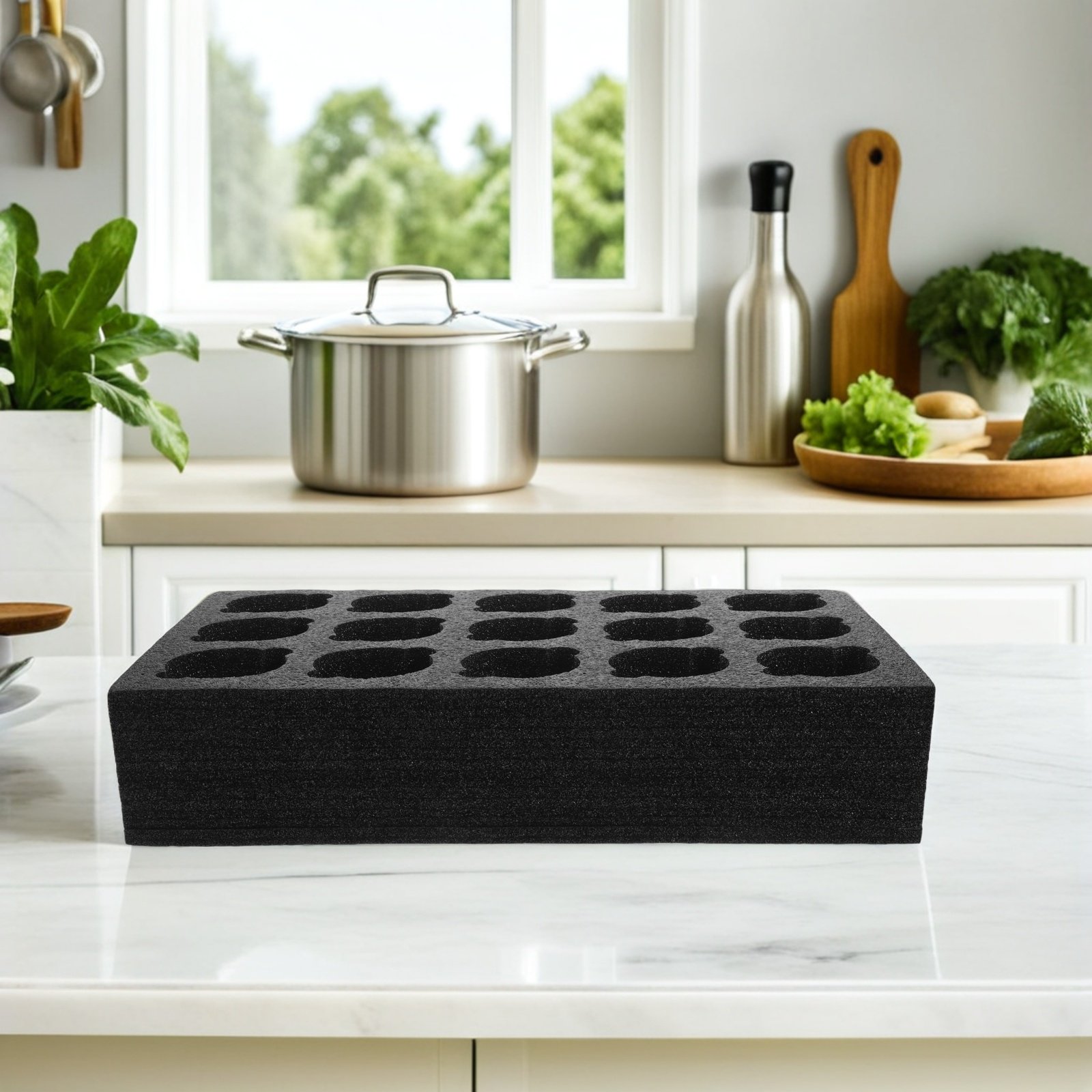 Foam Cup Holder Tray Multi-Cup - огляд і ціна Coffee Tea Holder