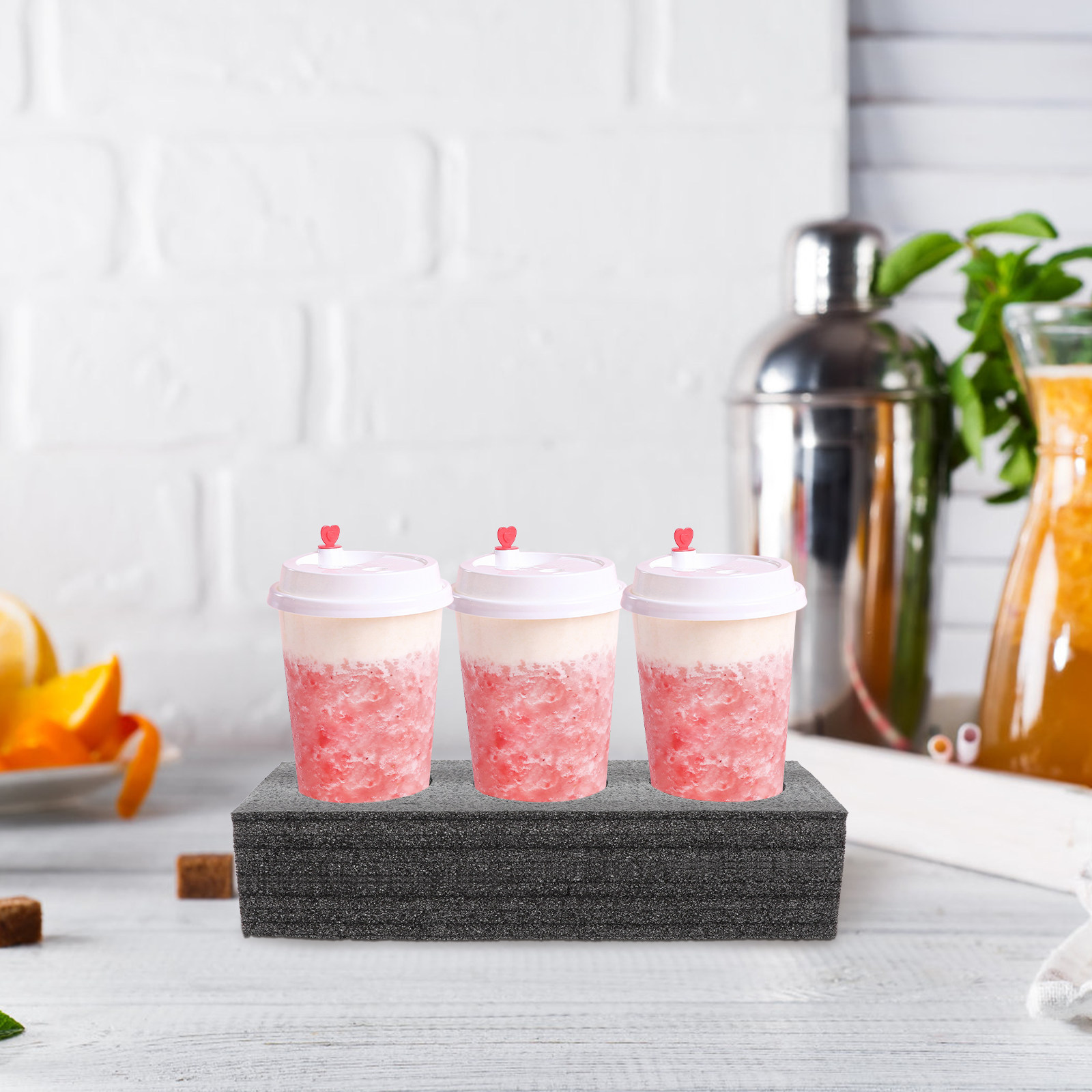 2Pcs Cup Fixing Holder Pearl C - огляд і ціна Coffee Tea Holder