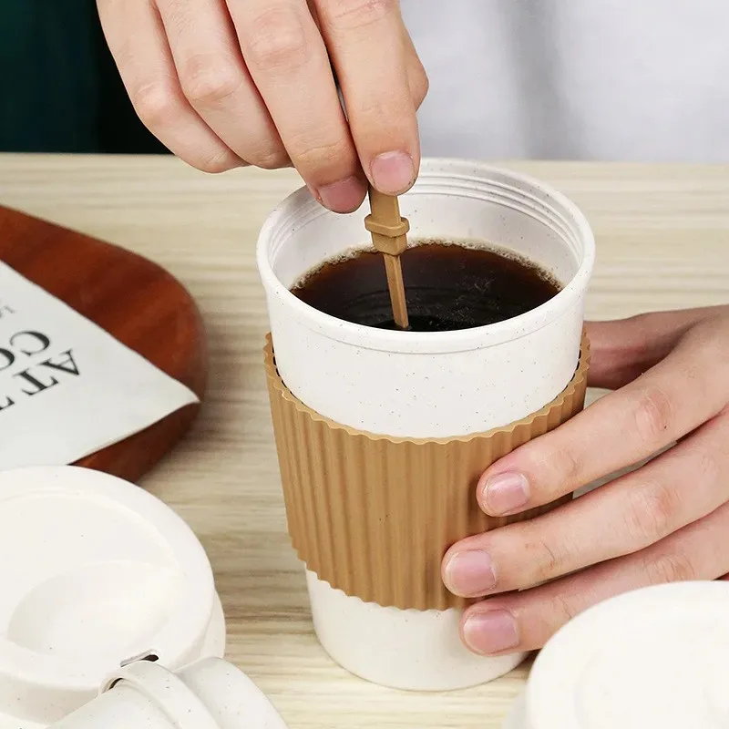 450ML Coffee Cups With Lids Wh - огляд і ціна Coffee Tea Flask