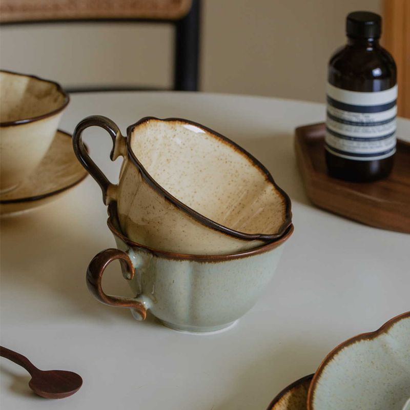 French Retro Ceramic Cups Plat - огляд і ціна Prefer Coffee To Tea