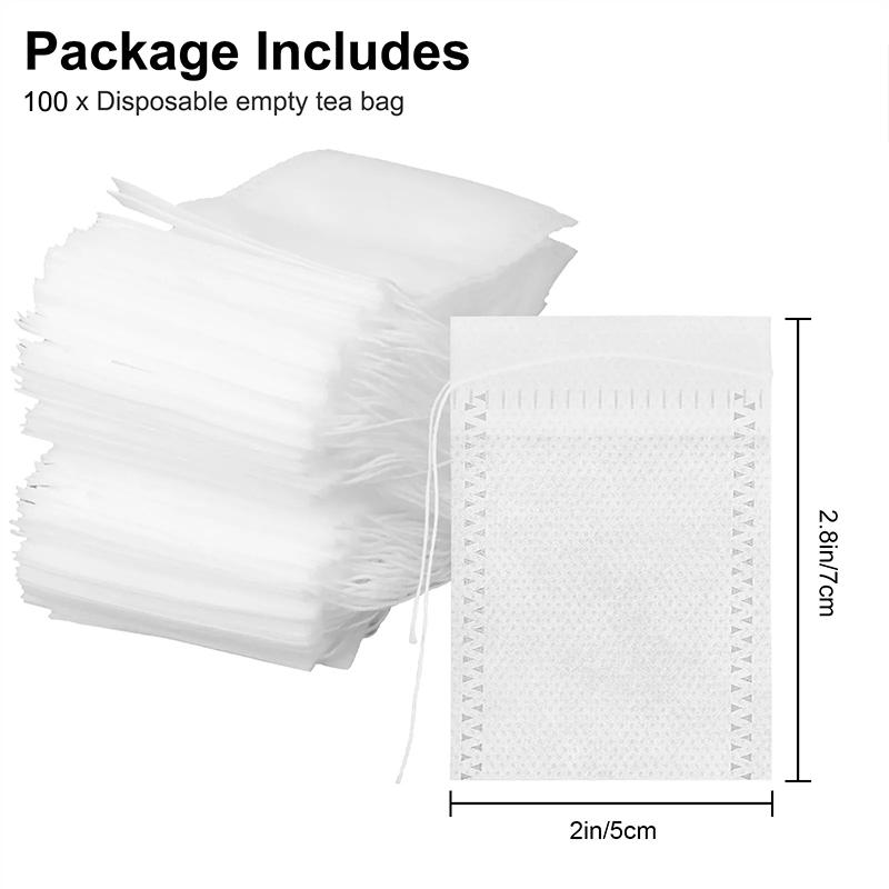 100PCS Drawstring Disposable N - огляд і ціна Coffee Tea Spices