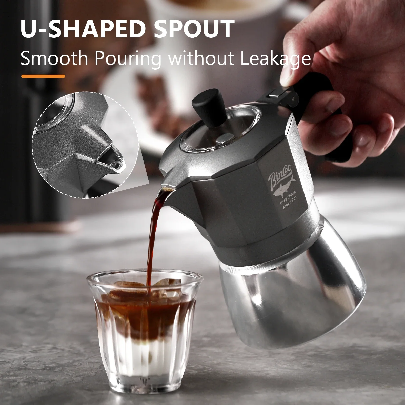 Bincoo 2 Cups Double Valve Mok - огляд і ціна Coffee Tea Espresso