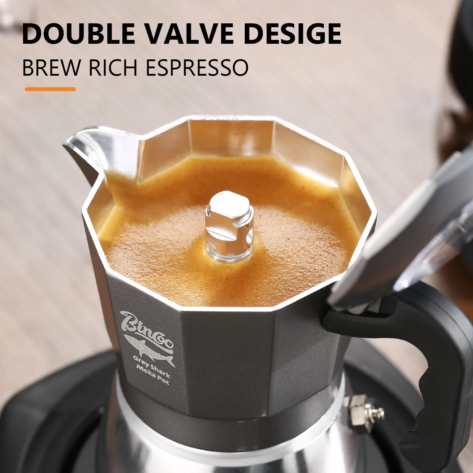 Bincoo 2 Cups Double Valve Mok - огляд і ціна Coffee Tea Espresso