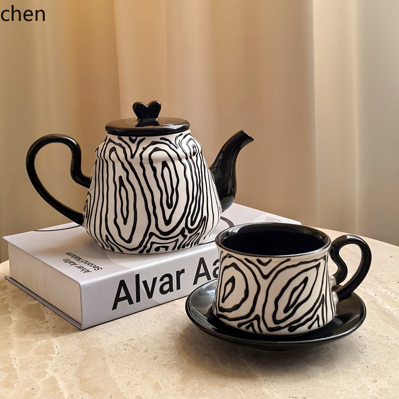 Hxl hand-painted tree ring cof - огляд і ціна Coffee Tea Set