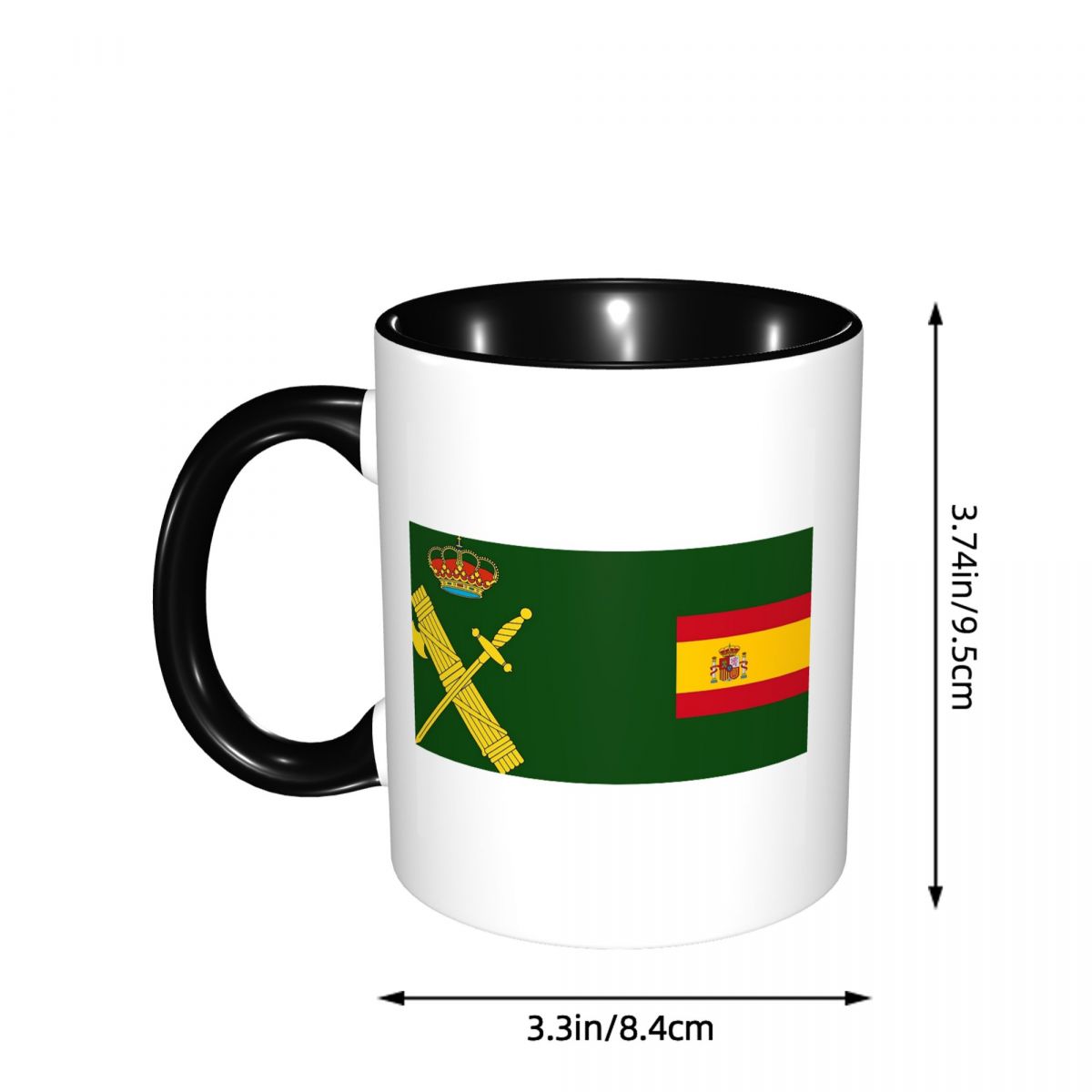 Spain Flag Plus Emblem Civil G - огляд і ціна Coffee Plus Tea