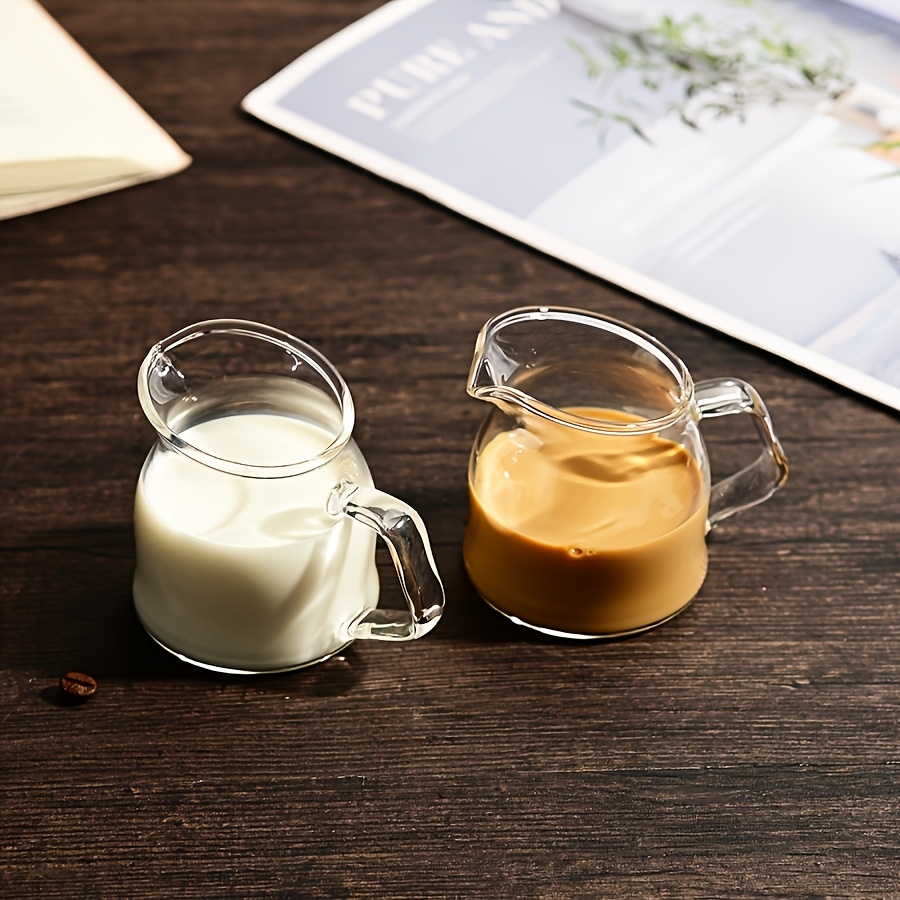 2pcs Mini Glass Espresso Cup C - огляд і ціна Barista Milk Jug