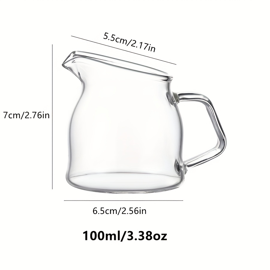 2pcs Mini Glass Espresso Cup C - огляд і ціна Barista Milk Jug