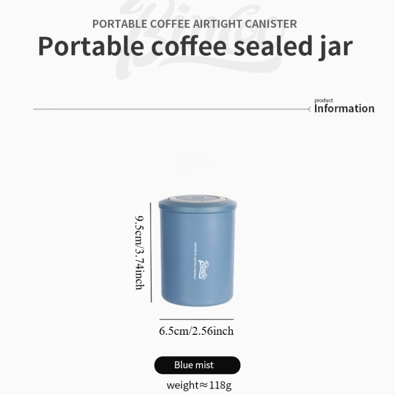Bincoo Portable Coffee Powder  - огляд і ціна Coffee Tea Jars