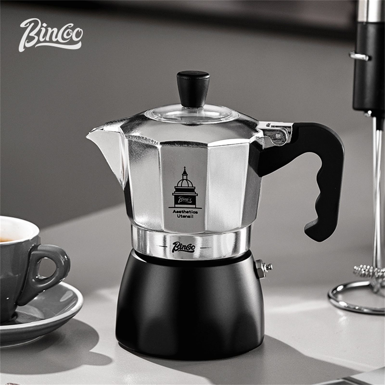BINCOO Double Valve Moka Pot，E - огляд і ціна Coffee Tea Espresso