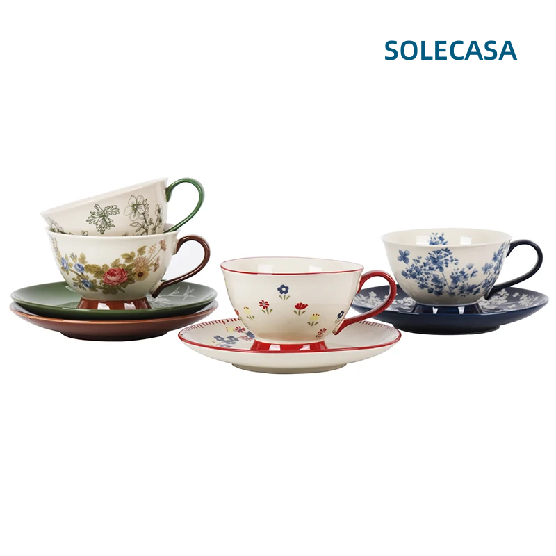SOLECASA 220ml Coffee Cup&Sauc - огляд і ціна Coffee Tea Set