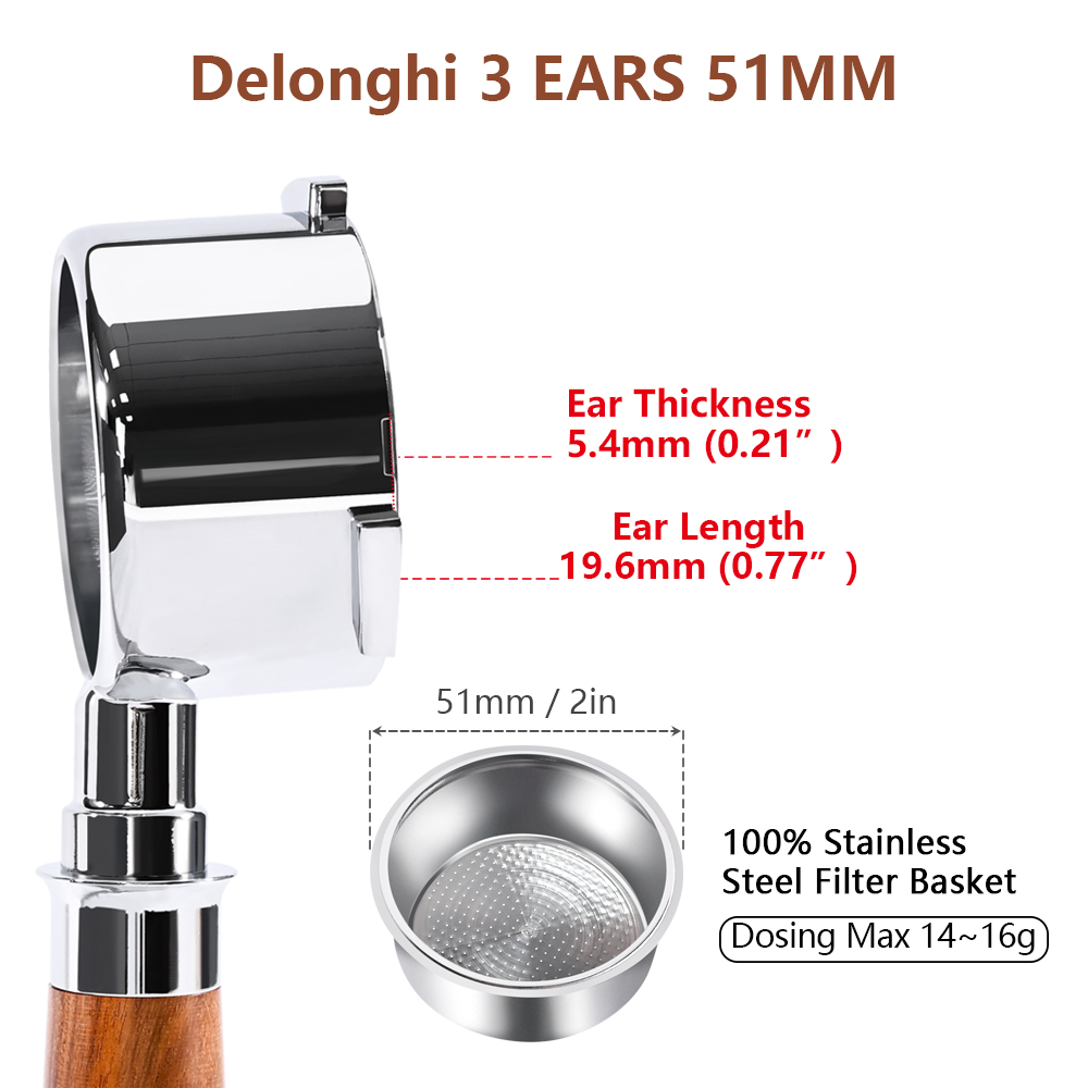 51mm Coffee Bottomless Portafi - огляд і ціна Coffee Tea Espresso