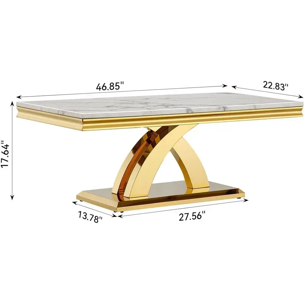 Luxury White Marble Coffee Tab - огляд і ціна Coffee Tea Or