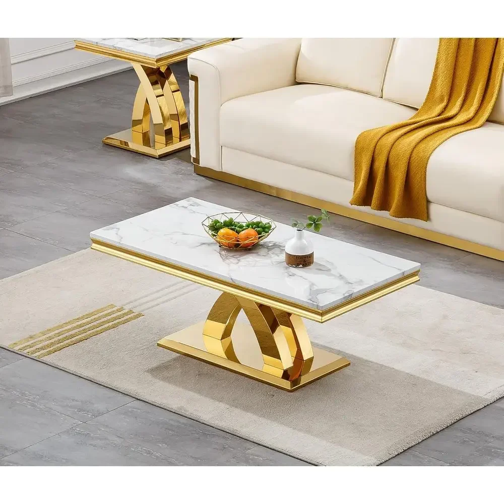 Luxury White Marble Coffee Tab - огляд і ціна Coffee Tea Or