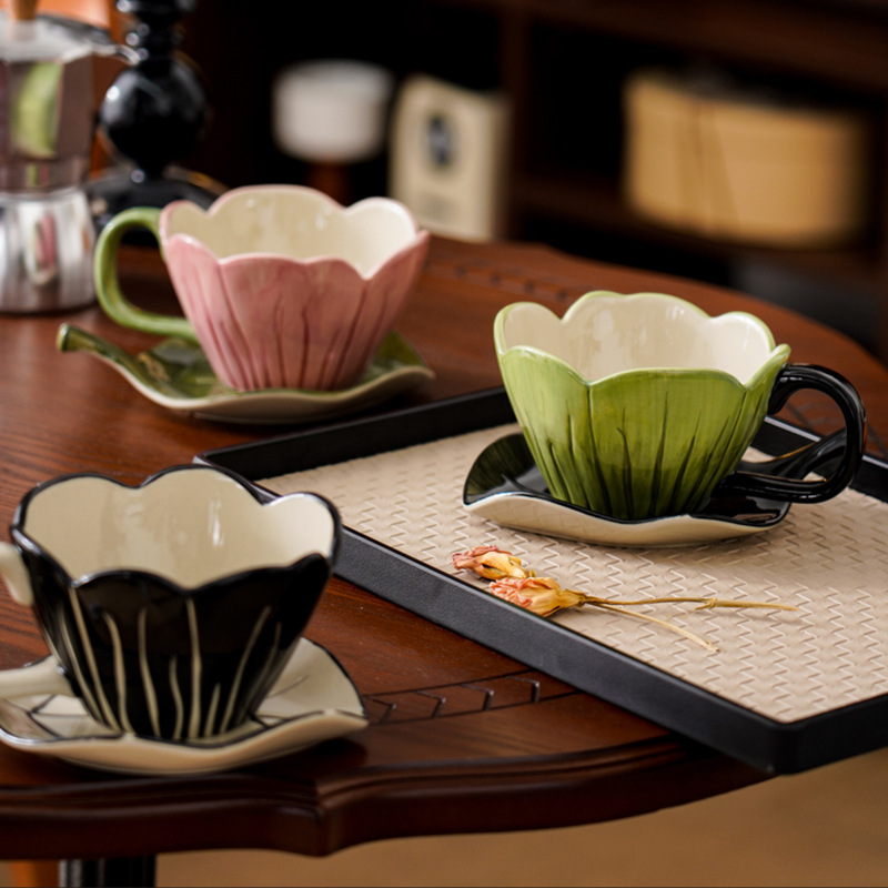 Irregular Hand-painted Coffee  - огляд і ціна Coffee Tea Set