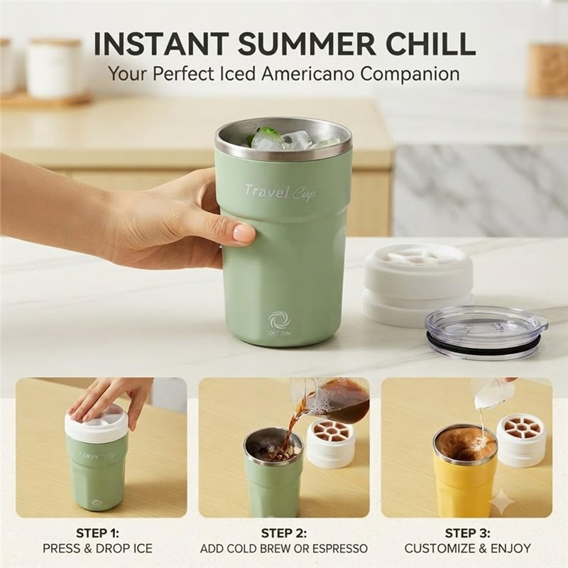 HGHO USB-C Rechargeable Self S - огляд і ціна Coffee Tea Mix