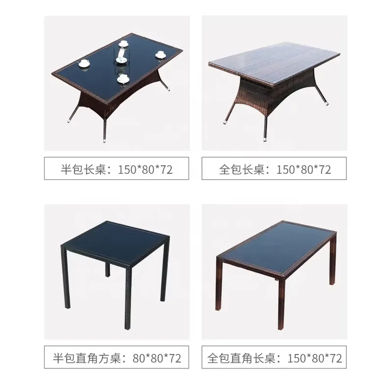 Outdoor Rattan Table and Chair - огляд і ціна Coffee Tea Gardens