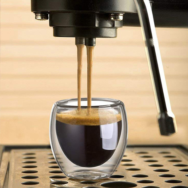 Double Walled Glass Coffee Mug - огляд і ціна Coffee Tea Mix