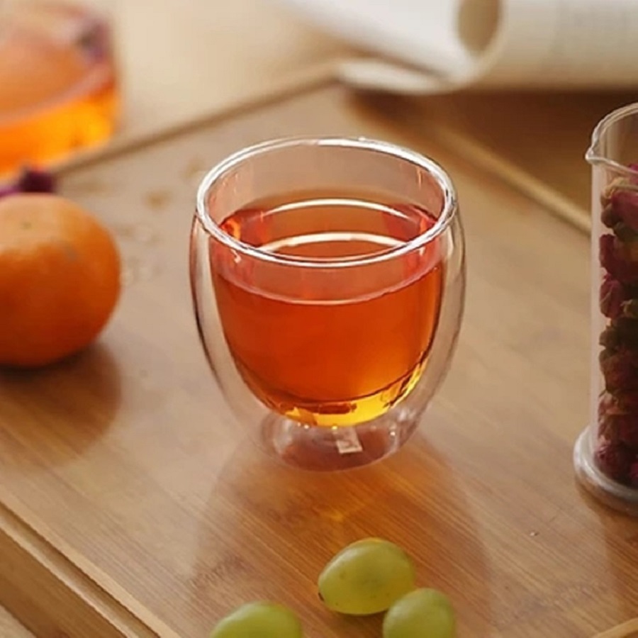 Double Walled Glass Coffee Mug - огляд і ціна Coffee Tea Mix