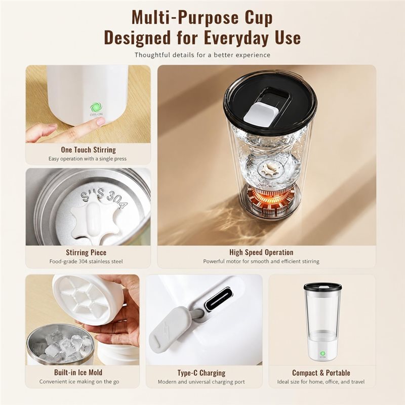 BAAG-Magnetic Coffee Mixing Cu - огляд і ціна Coffee Tea Mix