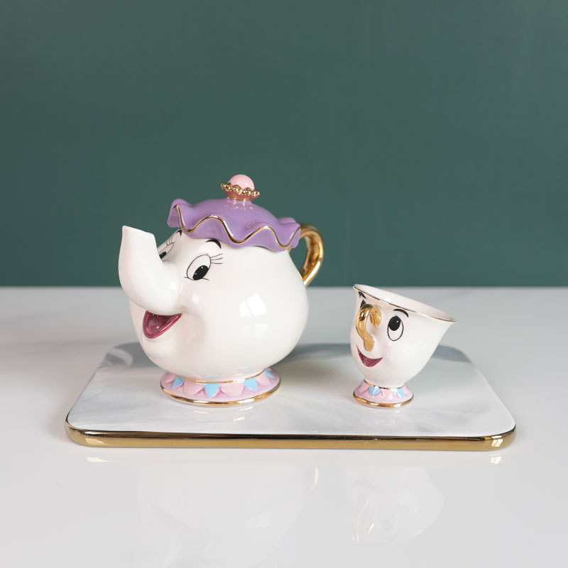 Hot Teapot Cartoon Beauty And  - огляд і ціна Coffee Tea Mix