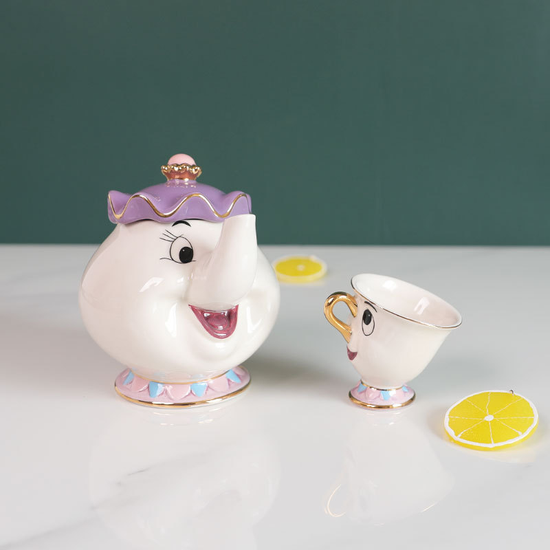 Hot Teapot Cartoon Beauty And  - огляд і ціна Coffee Tea Mix