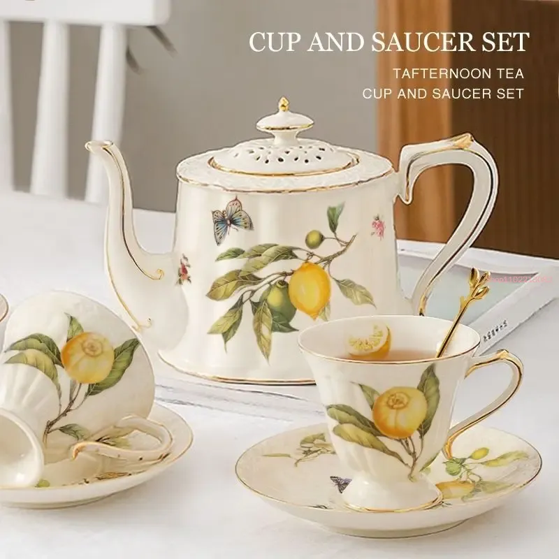 Lemon Cup Teapot Espresso Cups - огляд і ціна Espresso Cup Saucer