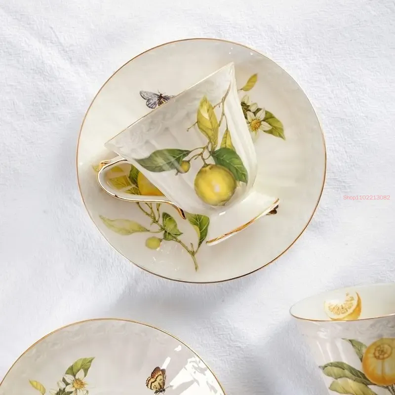 Lemon Cup Teapot Espresso Cups - огляд і ціна Espresso Cup Saucer