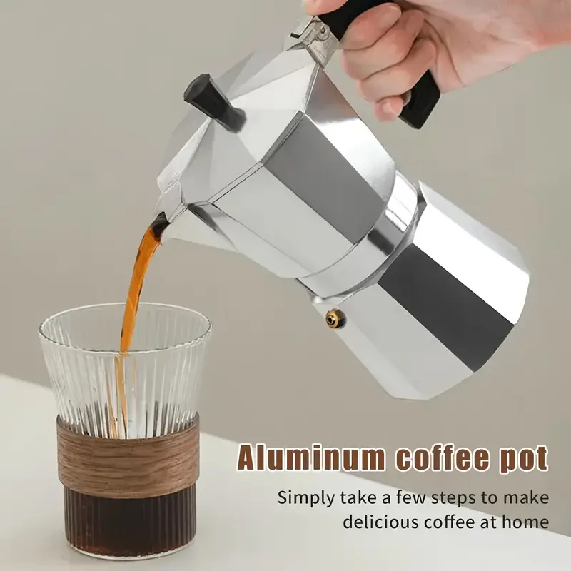 Classic Aluminum Moka Pot 50-3 - огляд і ціна Coffee Tea Chocolate