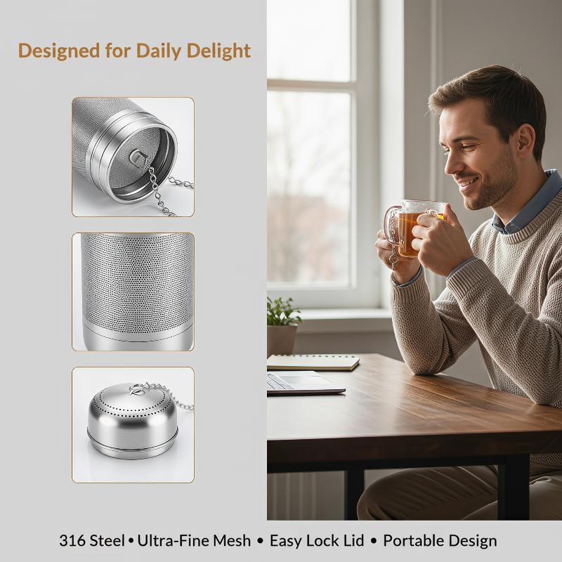 Stainless Steel Tea Infuser St - огляд і ціна Coffee Tea Spices