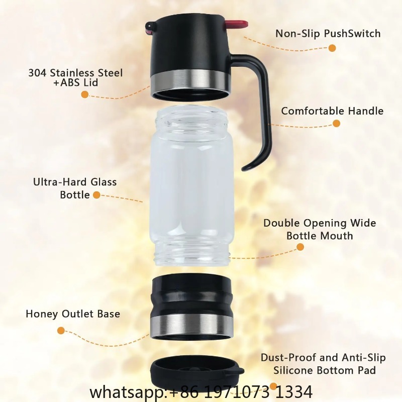 No-Drip Honey Dispenser with B - огляд і ціна Coffee Tea Or