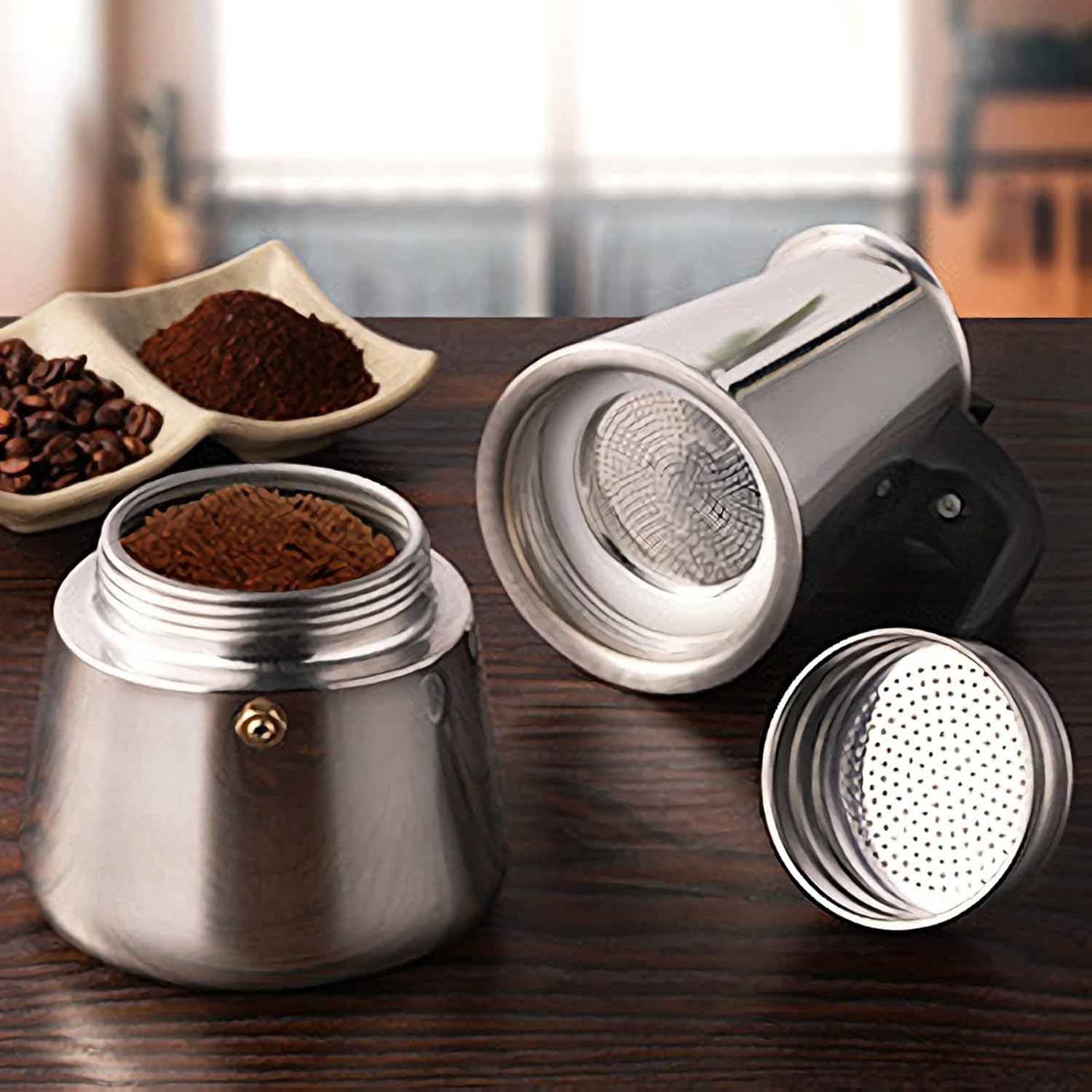4/6/9 Cups Moka Pot Caffe Mach - огляд і ціна Coffee Tea Espresso