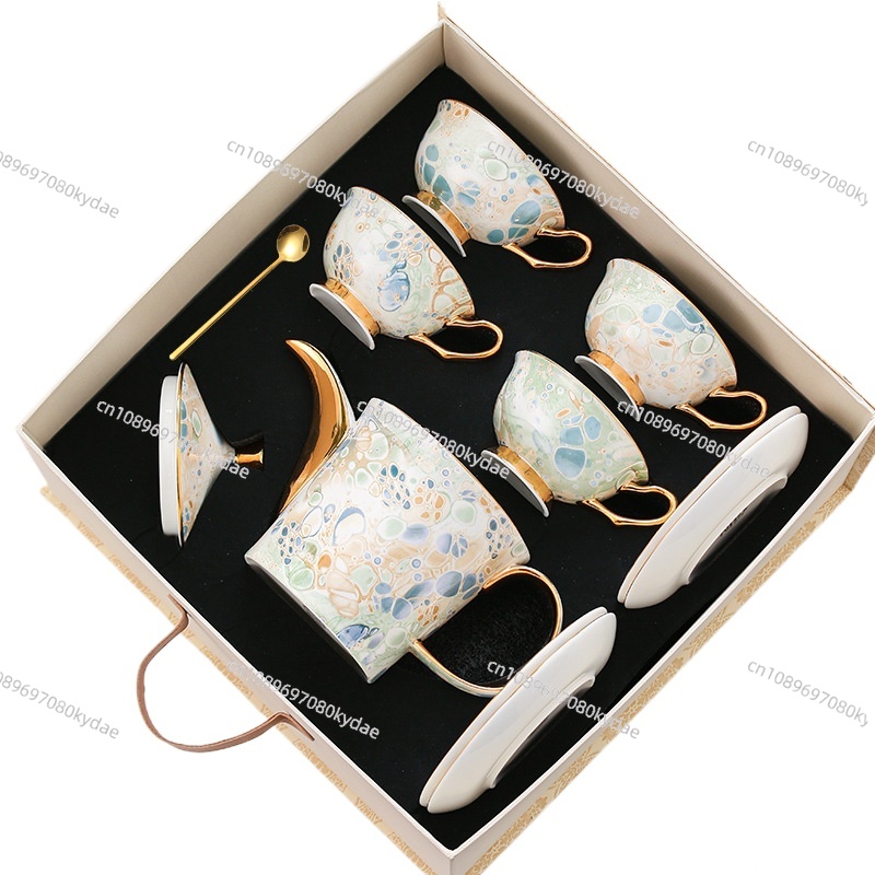 Coffee cup ceramic kettle flow - огляд і ціна Coffee Tea Set