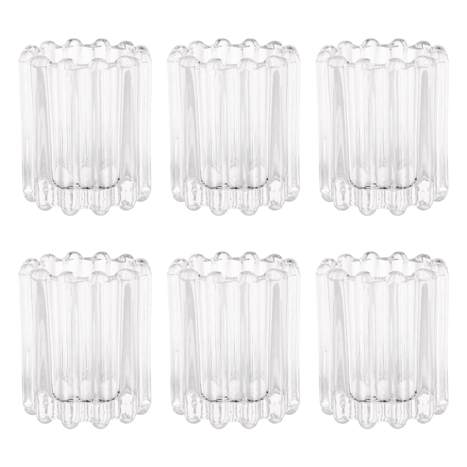 6Pcs European Style Glass Hold - огляд і ціна Coffee Tea Holder