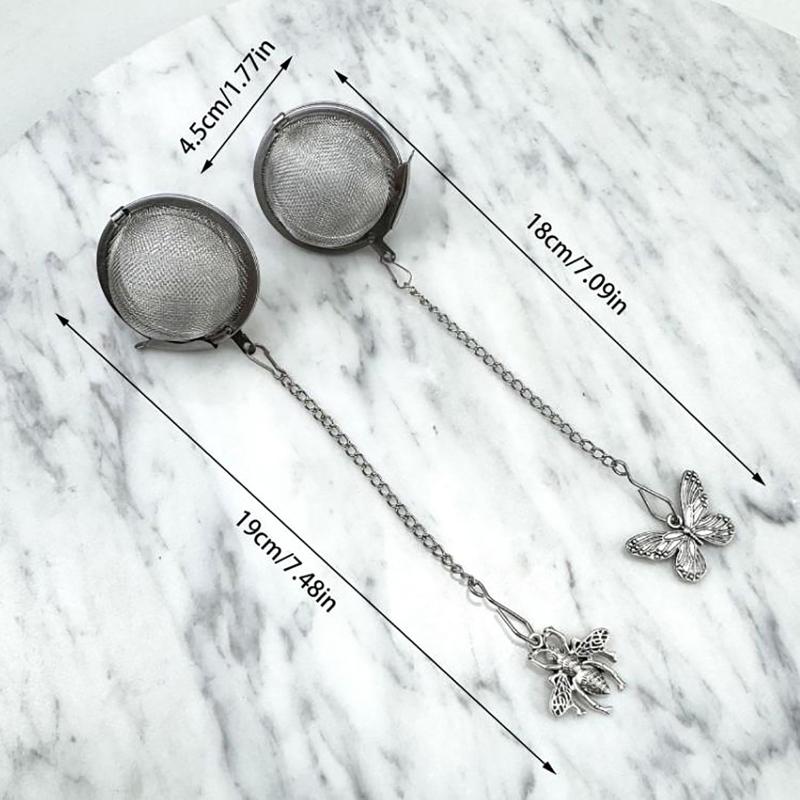 2Pcs Stainless Steel Tea Infus - огляд і ціна Coffee Tea Spices