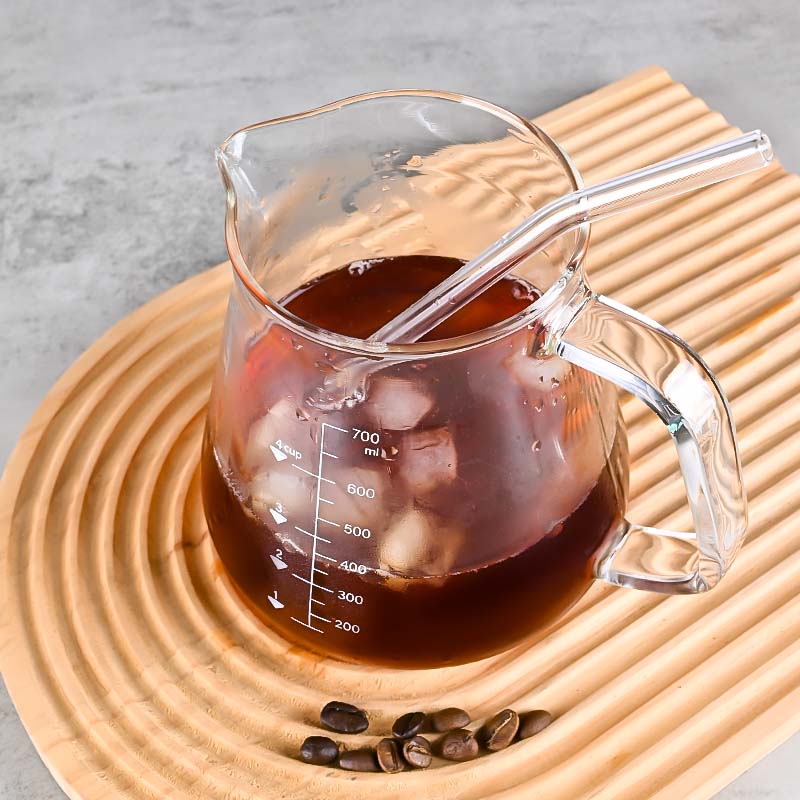 New High Borosilicate 700ml  G - огляд і ціна Coffee Tea Set