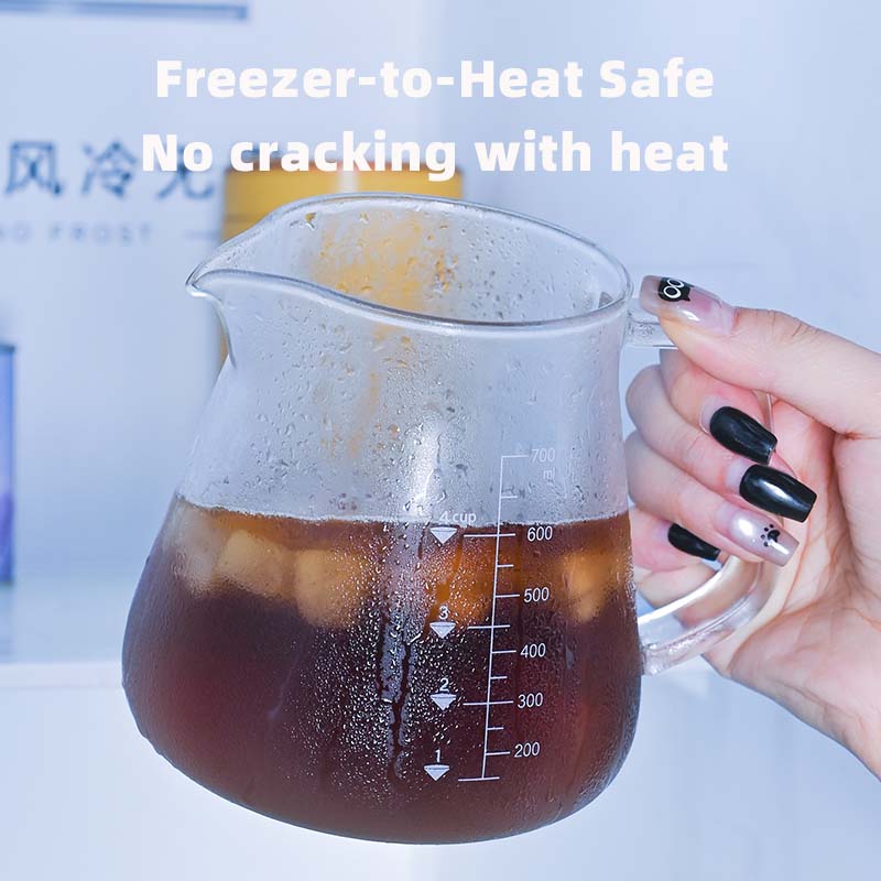 New High Borosilicate 700ml  G - огляд і ціна Coffee Tea Set